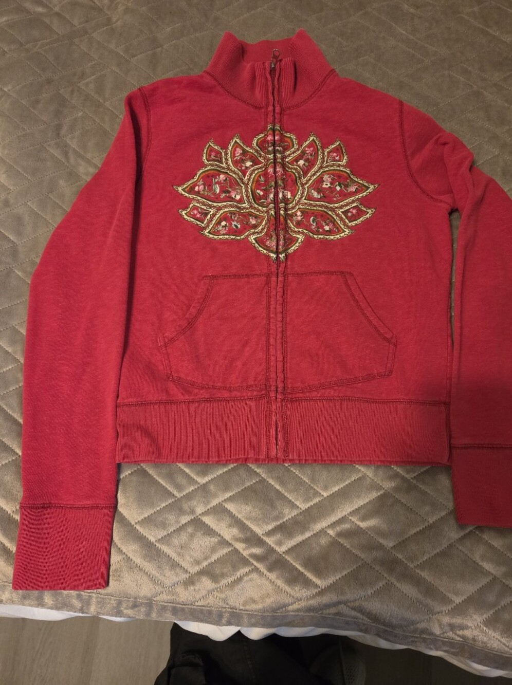 Y2K Zip Up Sweater